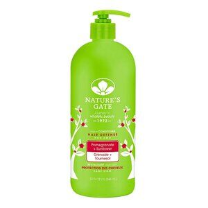 Nature's Gate POMEGRANATE + SUNFLOWER Hair Defense CONDITIONER Vegan 32 oz